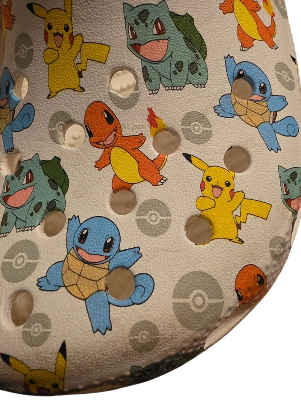 Crocs Classic Pokémon Clogs Kids Junior Size J1 EUC